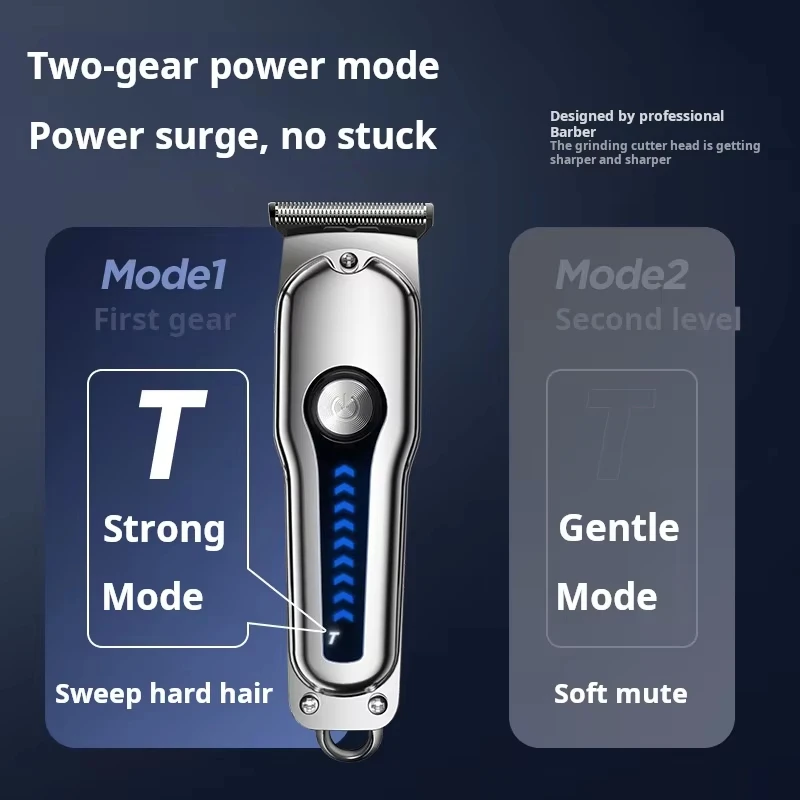 Xiaomi Electric Hairdresser Shaving Head Pusher USB Rechargeable Electric Pusher Clipper Hair Home Precision Trimmer For Men 2