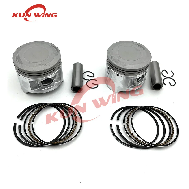 2 Sets 49mm XV250 Piston Ring Kit for Yamaha Virago XV250 V Star 250
