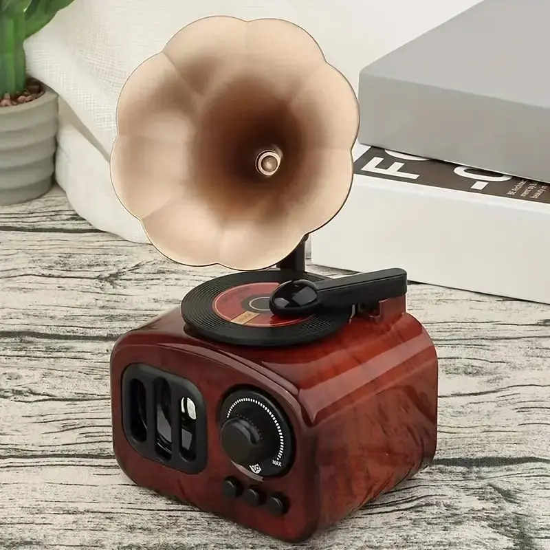 Music Box 1pc Retro Phonograph Decoration Ornament Table Desk Decoration Valentine's Day Gifts carousel music box music box