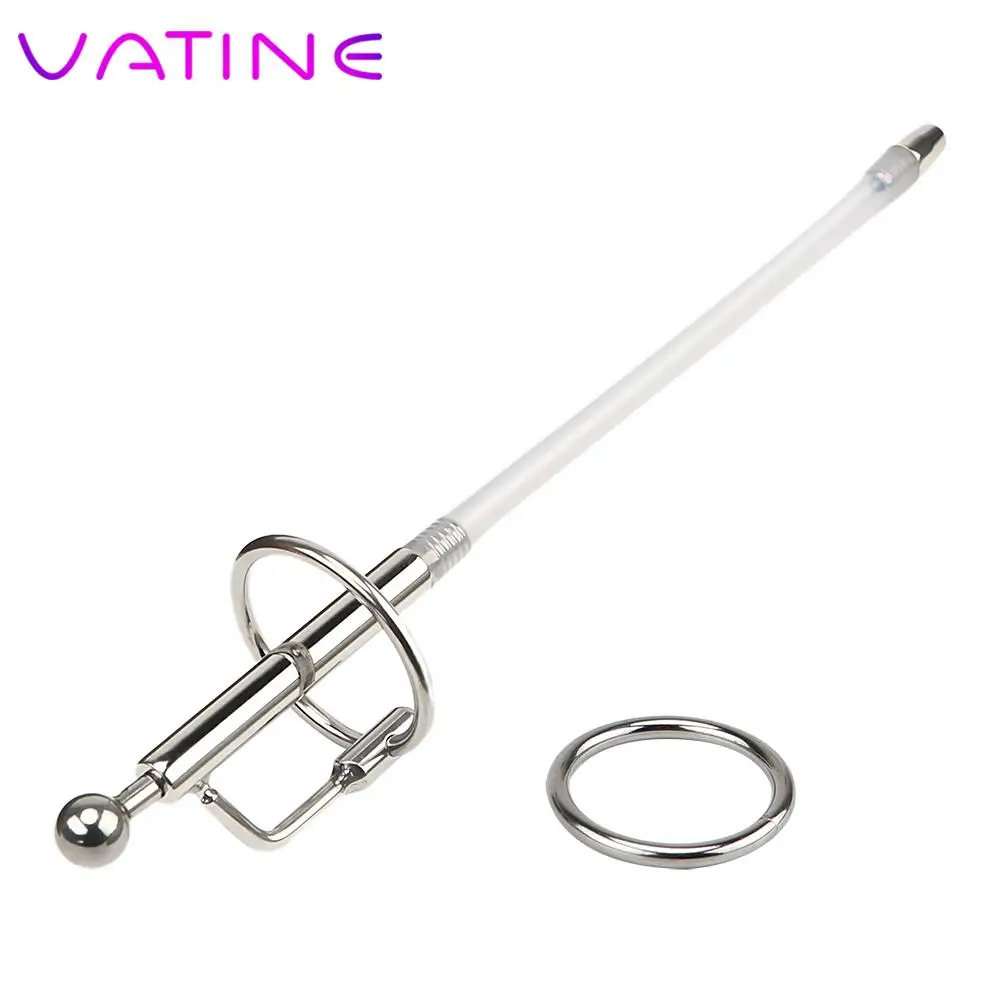 IKOKY Penis Plug Dilator Urethral Prince Stretching Sex Toys for Men Gay Catheter Sounding Horse Stimulate Adult Product