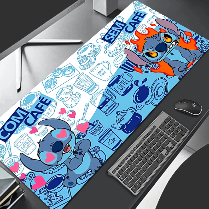 Gaming Mouse Pad Large Gamer XXL Stitch Keyboard Desk Mouse Mat Carpet Rubber Tapis Souris Gaming Notbook Pc Mousepad For LOL 2