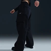 Nike officiel printemps nouveau pantalon cargo en tricot ample et respirant pour femme IB1059-010 2