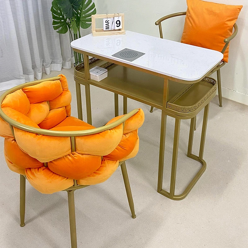 Donne Manicure Nail Table Beauty Reception Cleaner Professional Nail Table Dressing Tavolo Manicure Salon Furniture Bl50Nt