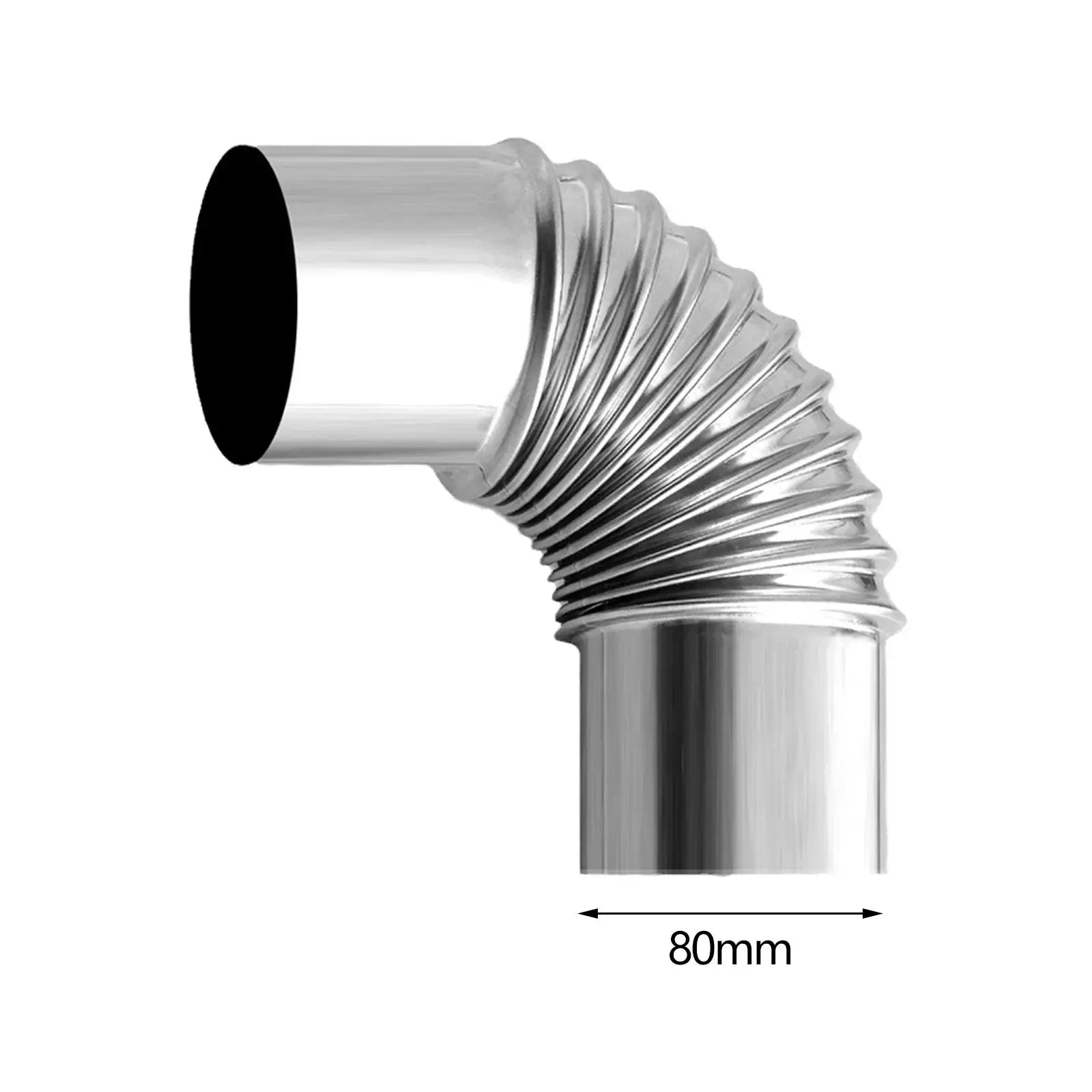 Stove Pipe Elbow Fire Place Gas Heater Exhaust Pipe for Tent Hiking Camping Stove Pipe Elbow Fire Place Gas Heater Exhaust Pipe for Tent Hiking Camping