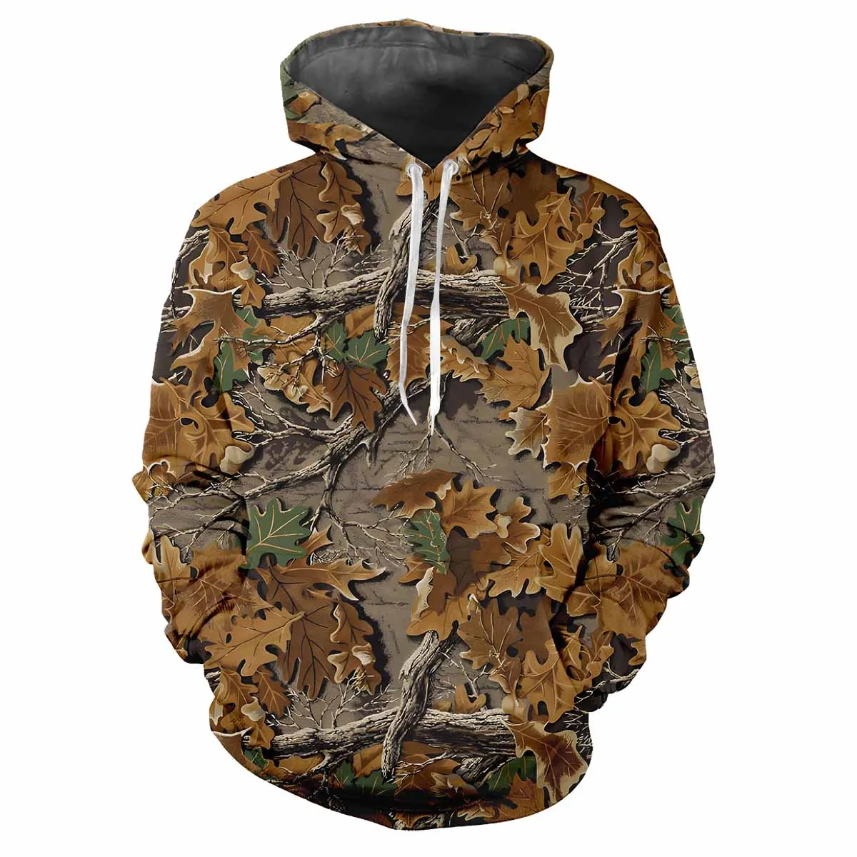 thumbnail image 1 of Sudadera con capucha para hombre, de camuflaje, para caza, animales, para exteriores, de primavera y otoño, estilo callejero, holgada, cómoda e informal, 1 of 5