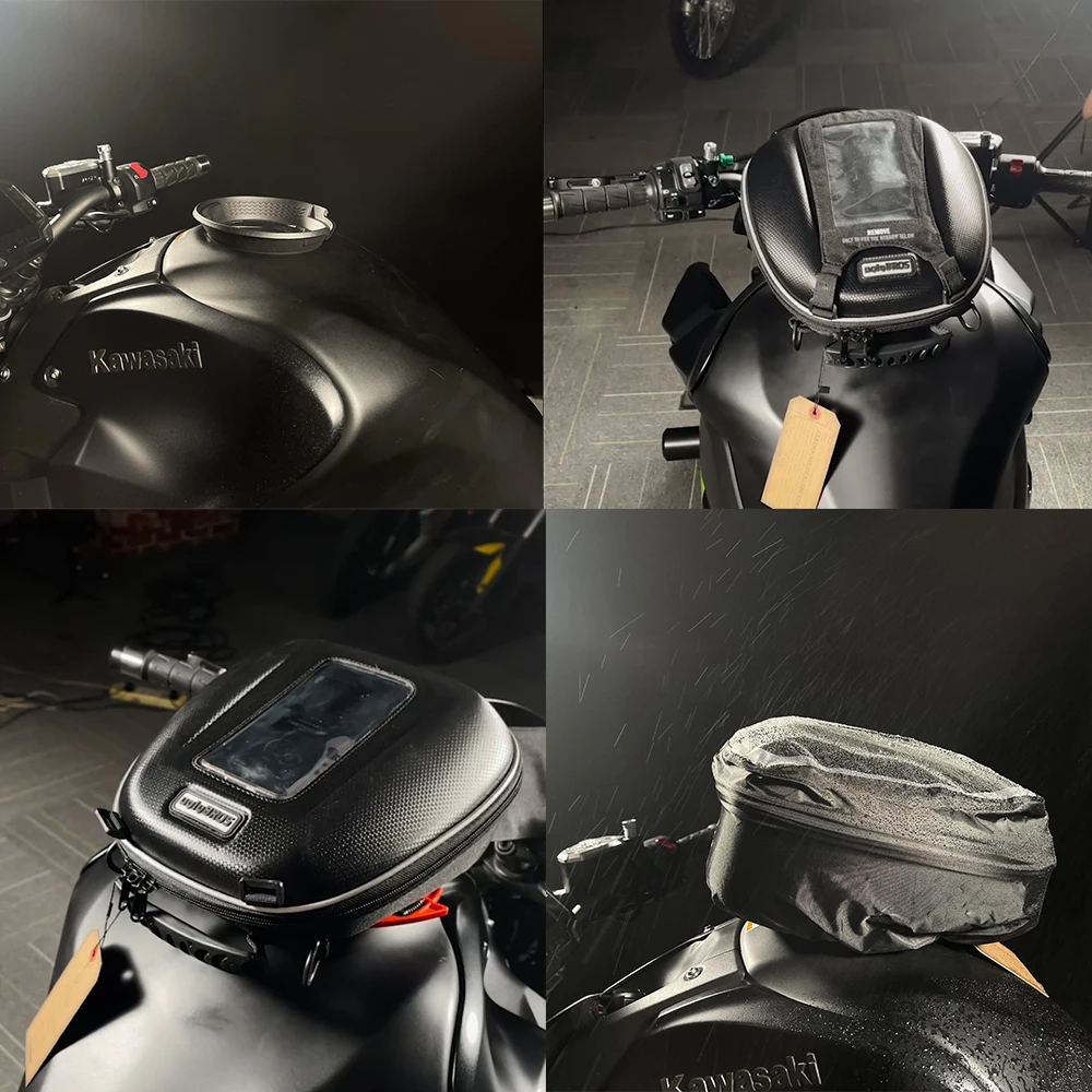 닌자 400 650 연료 탱크 수하물 보관 가방, 가와사키 Z250 Z400 Z650 Z900 ZX 6R 10R 25R VERSYS-X 250 300 2015-2023 용 핸드백