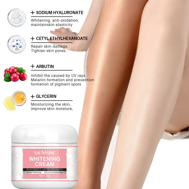 Face Body Whitening Cream Rapid Skin Bleaching Whiten Brightening Moisturizing Soothing Repairing Lotion