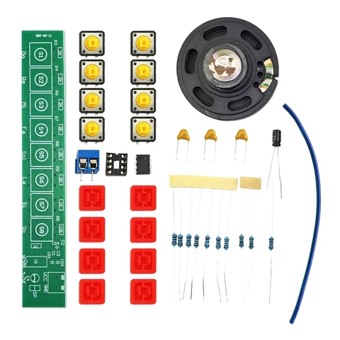 Piano DIY Kits, NE555 DIY Electronic Organ Module Electronics Soldering Practice Learning Components Kits