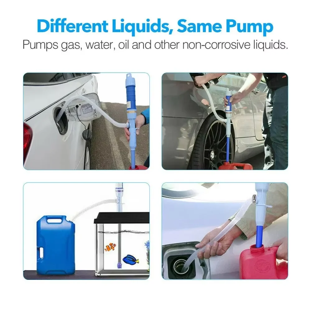 Liquid Transfer Pump Electric Oil Pump Siphon Liquid Transfer Pump Battery Powered Electric Fuel Transfer Siphon Car Gas Oil Water Liquid Tool oil syringe pump liquid transfer pump