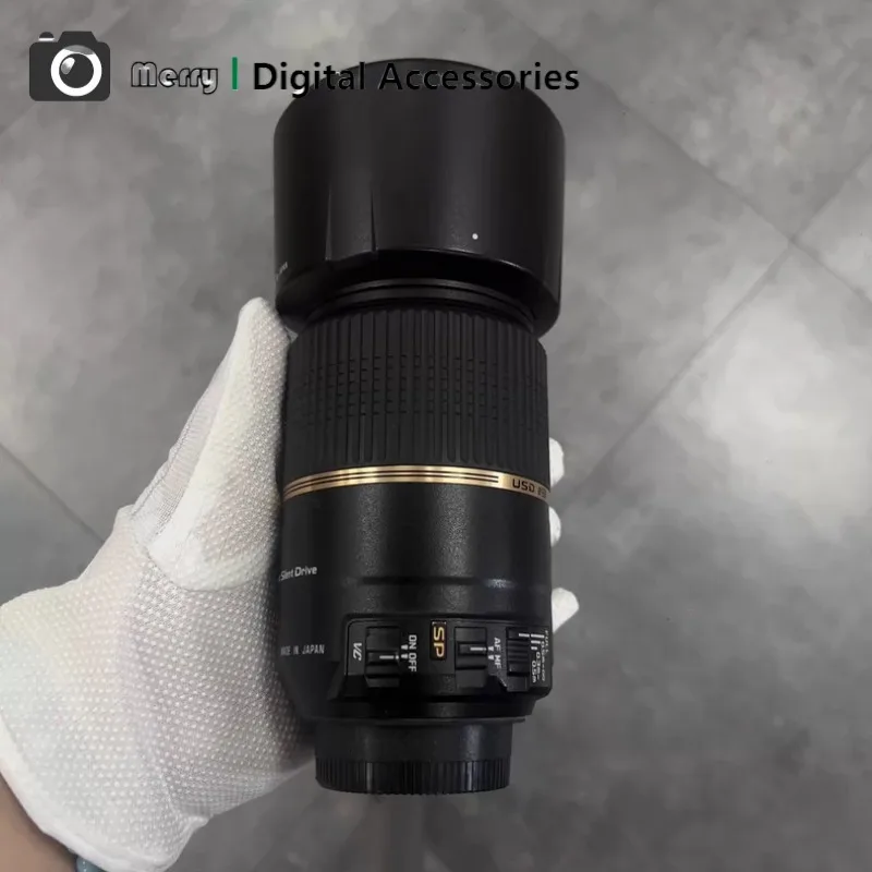 타몬 SP 90mm F2.8 Di MACRO 1:1 VC USD F004 풀프레임 프라임 렌즈 DSLR 카메라용 95% 새 상품