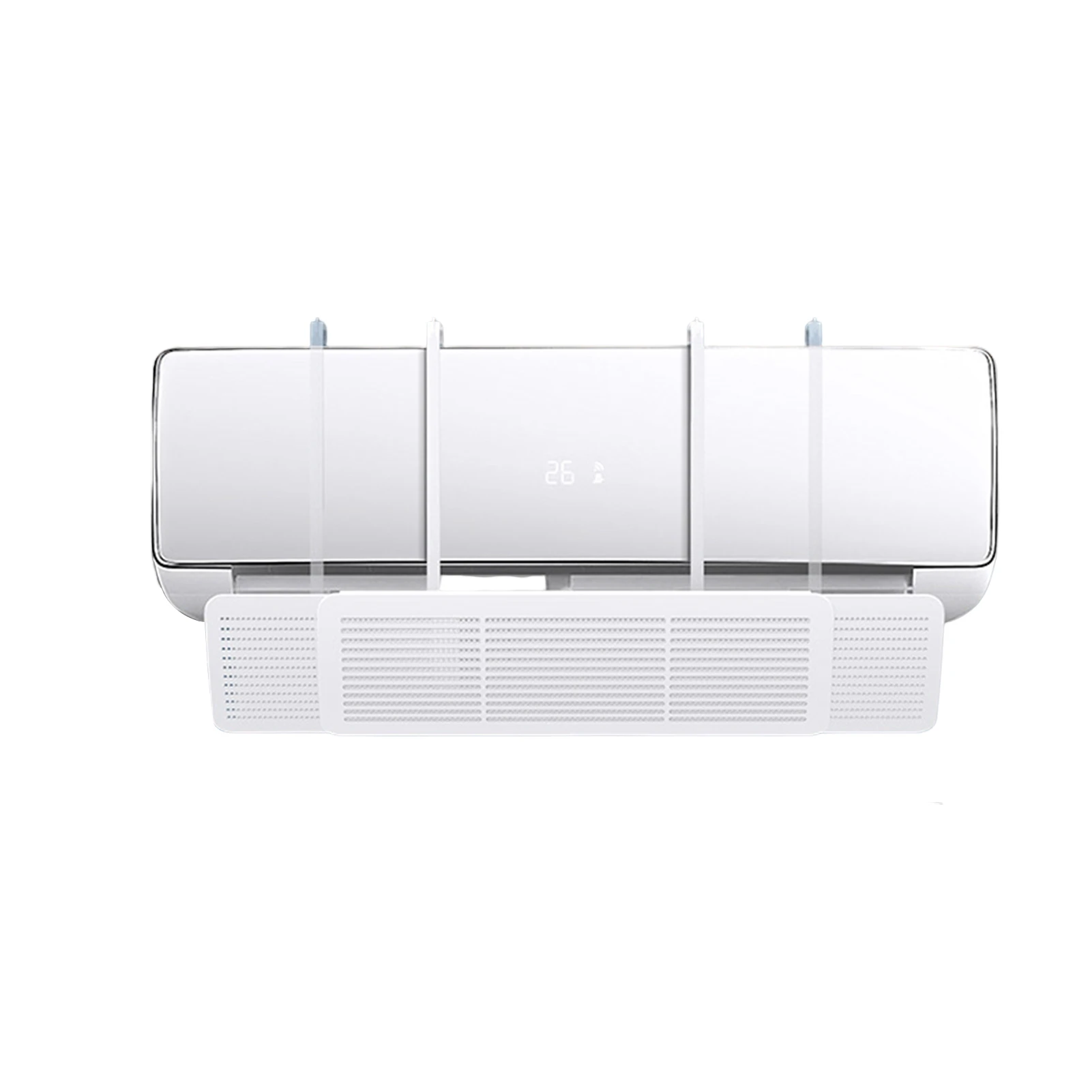 

Air Conditioner Wind Deflector Adjustable Wind Direction Thick Design Windshield for Vents Sidewall Ceiling Registers