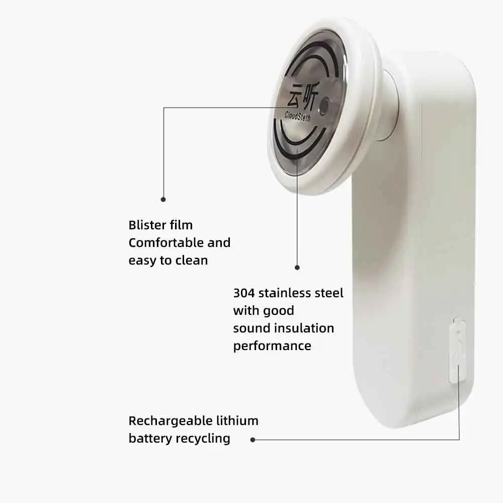 Electronic Bluetooth Medical Stethoscope Cardiopulmonary Recording Stethoscope 60 Times Sound Doctor Health Care