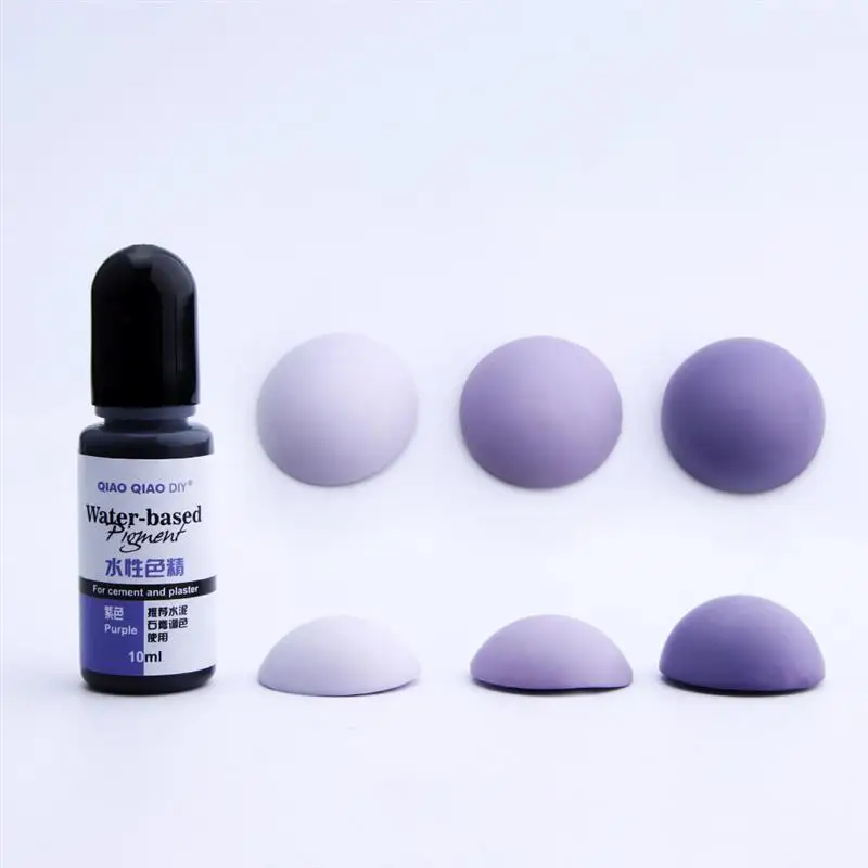 Pigmento de cemento de yeso, colorante líquido a base de agua, concentrado,  molde para manualidades, decoración, 10ml - AliExpress