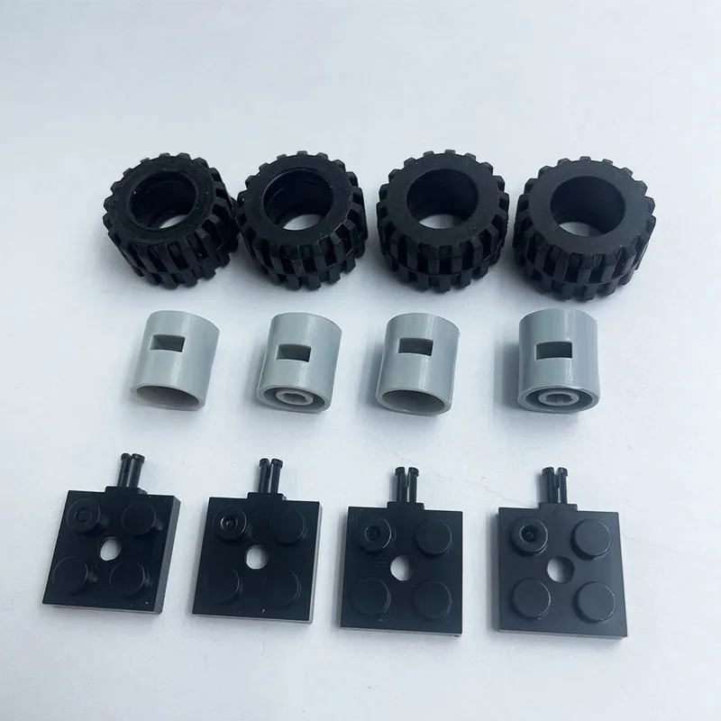 Wheel Car Tire 87697 6014 Vehicle Building Block MOC Toy Gift Play Decoration Boy City DIY Collection