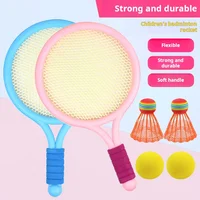 Badminton Racket Indoor And Outdoor Leisure Sports Tennis Racket Set Interactive Game Activity Toy Educational Toy Birthday Gift 1