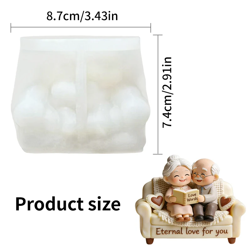 Eternal Love Candle Mold 2