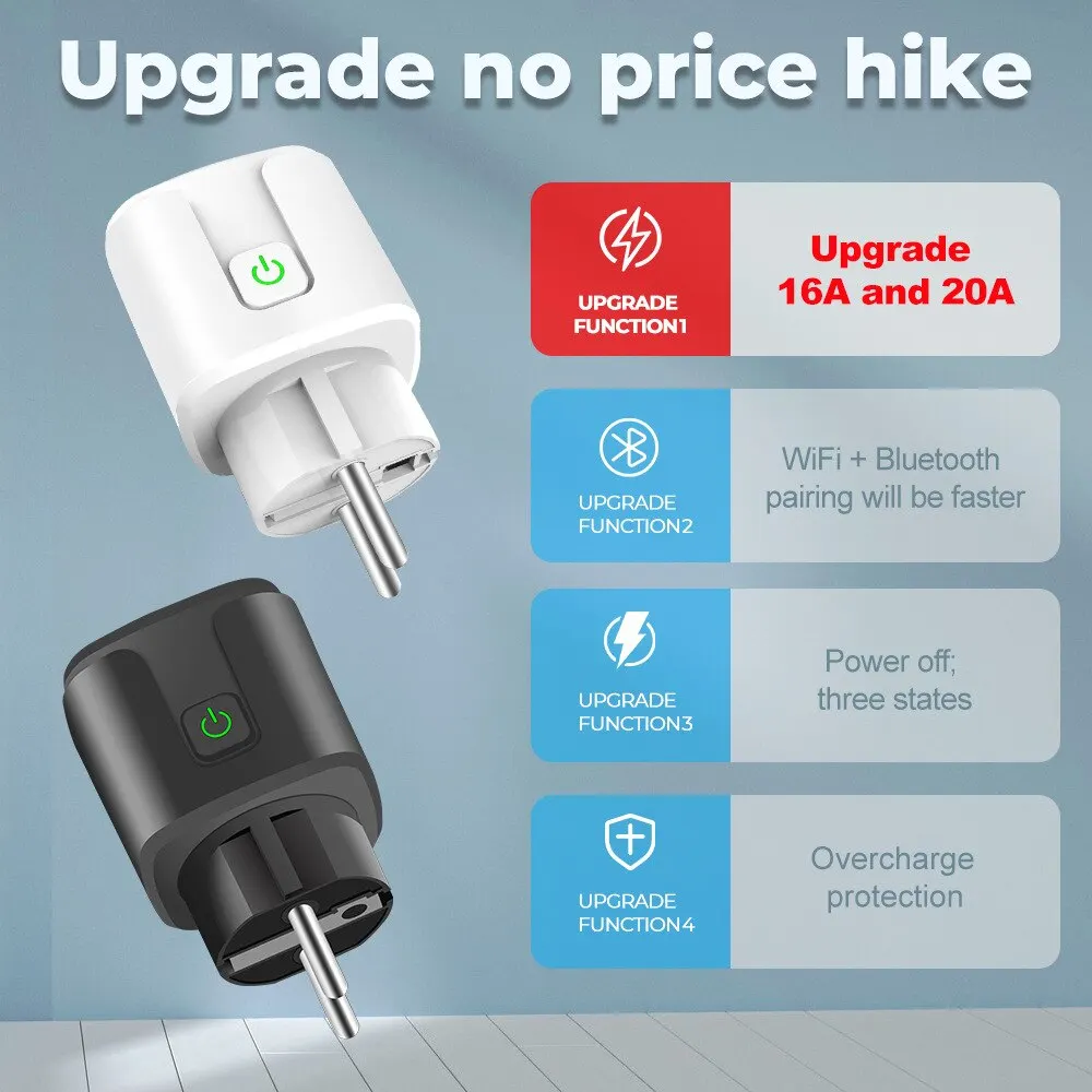 Enhanced WiFi Smart Plug with Power Monitoring and Timer Functionality