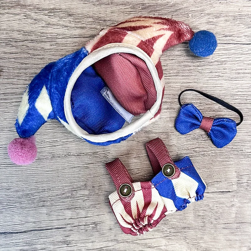 For 10cm LABUBU Clothes Circus Throwing Joker Outfit Labubu4.0 Moon Shadow Mask clothing set decoration replace DIY accessories 5