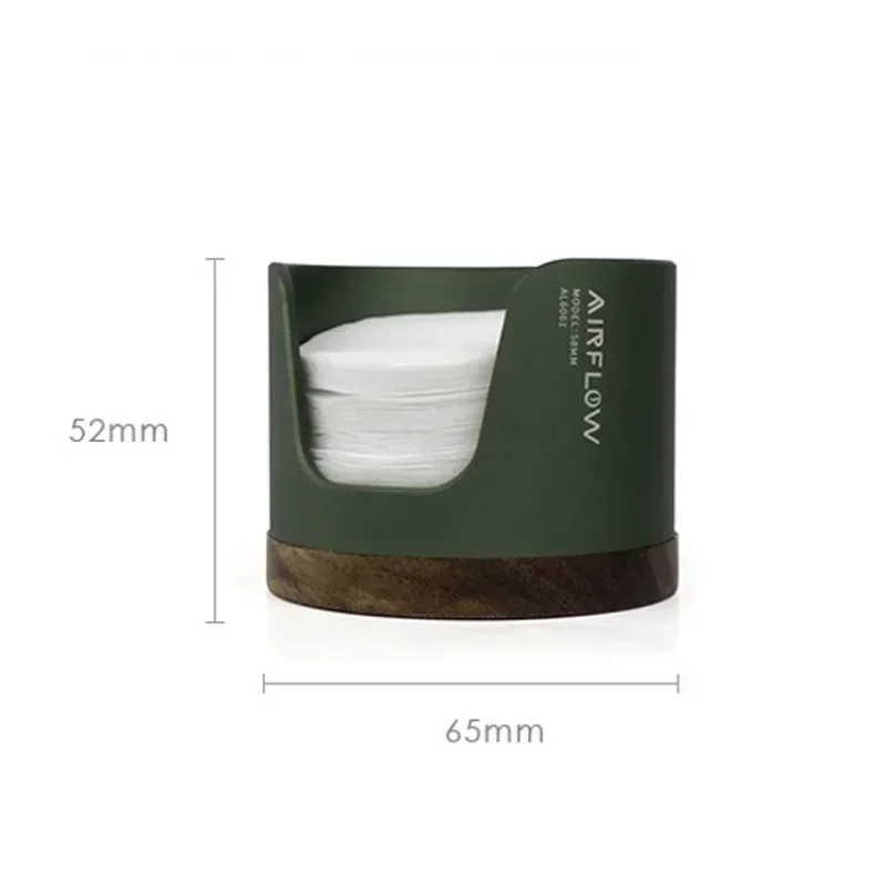 watchget Filtri di carta per caffè espresso da 53 mm, 100 pezzi di carta da caffè non sbiancata per macchina da caffè espresso, compatibile con filtri di carta di ricambio per cestello