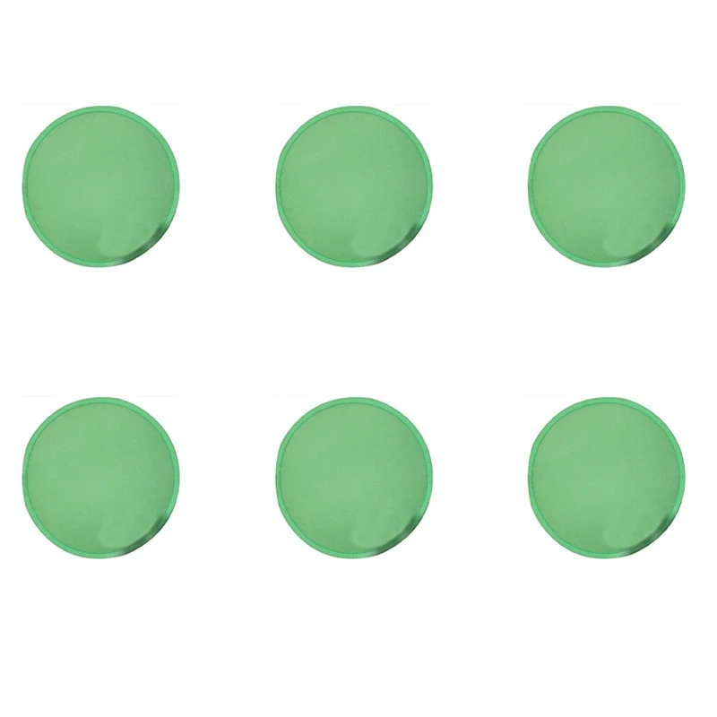 

Quality 6X Foldable Round Fan-Green