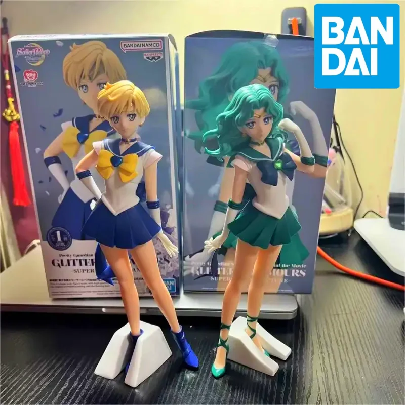Genuine Bandai Anime Toy Sailor Moon Meiou Setsuna Sailor Saturn Sailor Neptune Sailor Uranus Sailor Mercury Action Figure Doll