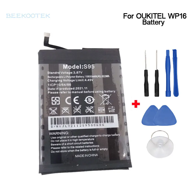 

Новый оригинальный аккумулятор для сотового телефона OUKITEL WP16, внутренняя батарея, ремонт, замена, аксессуары, запчасти для смартфона OUKITEL WP16