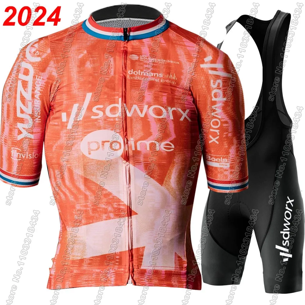 Team Sd Worx 2025 Cycling Jersey Women Set Bicycle netherlands Clothing Kit Road Bike Shirts Suit Bicycle Bib Shorts MTB Maillot 2