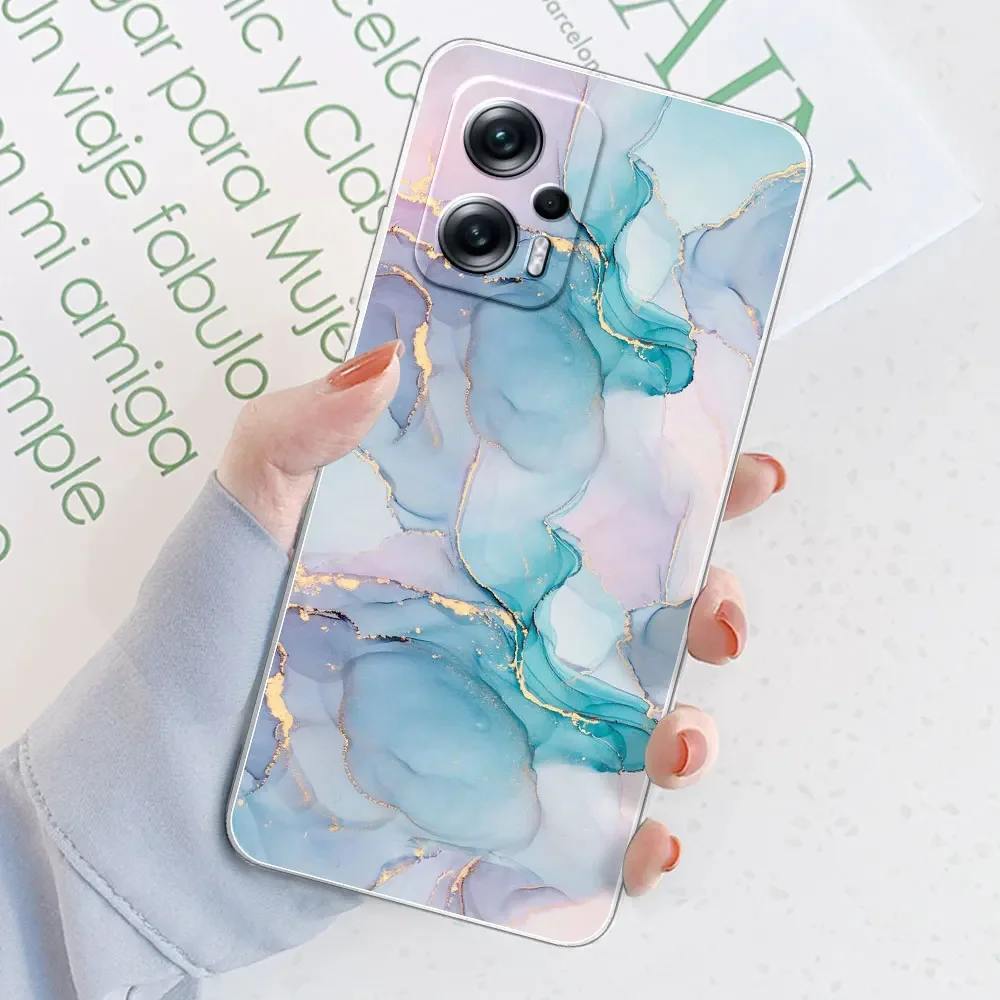 Clear Patterned Bumper TPU Silicone Case - Soft, Stylish Back Cover with Enhanced Protection