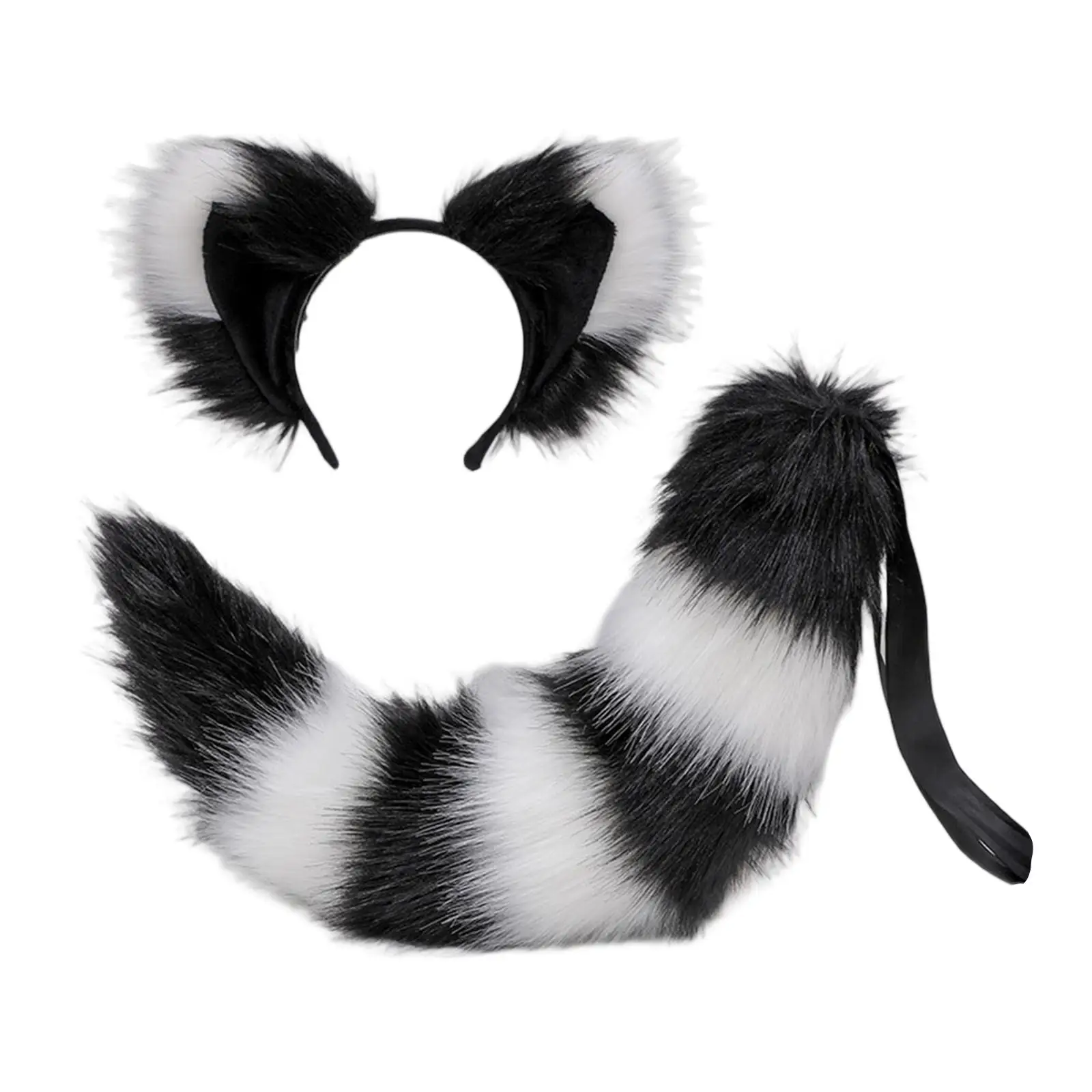 Plüss Macskák ears stv Farok cosplay számára színpadon Megmutat Animal themed parties