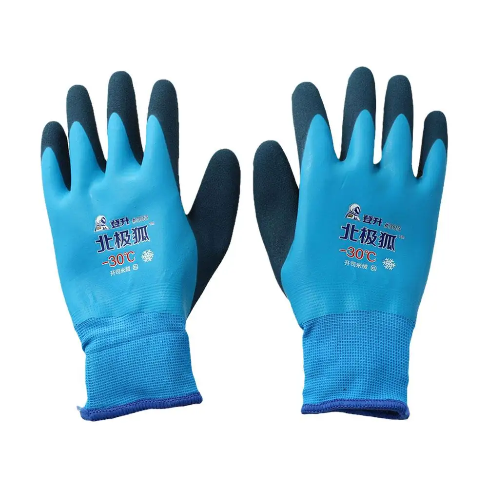 Outdoor-Winter handschuhe wasserdichte Thermo-Fleece gefütterte widerstands fähige Bildschirm rutsch feste Motorrad-Arbeits handschuhe wasserdichte Handschuhe