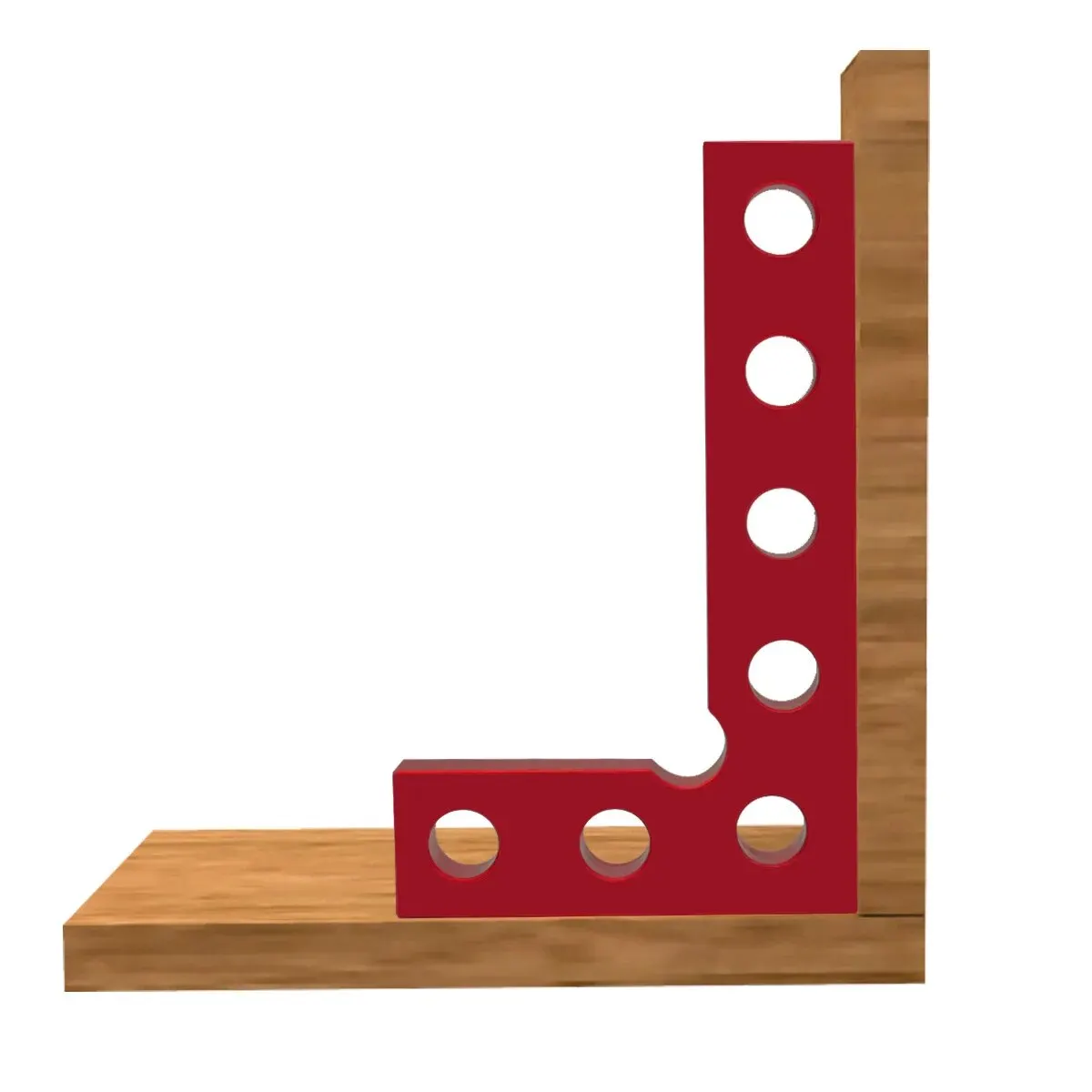 Aluminum Alloy L-Shaped Square Ruler - 30cm/11.8" 90 Degree Angle, Precision Marking Tool For Woodworking