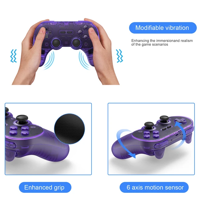 8Bitdo Pro 2 Special Edition Bluetooth Controller Wireless Joystick Gamepad for Switch PC macOS Android Steam Raspberry Pi 3