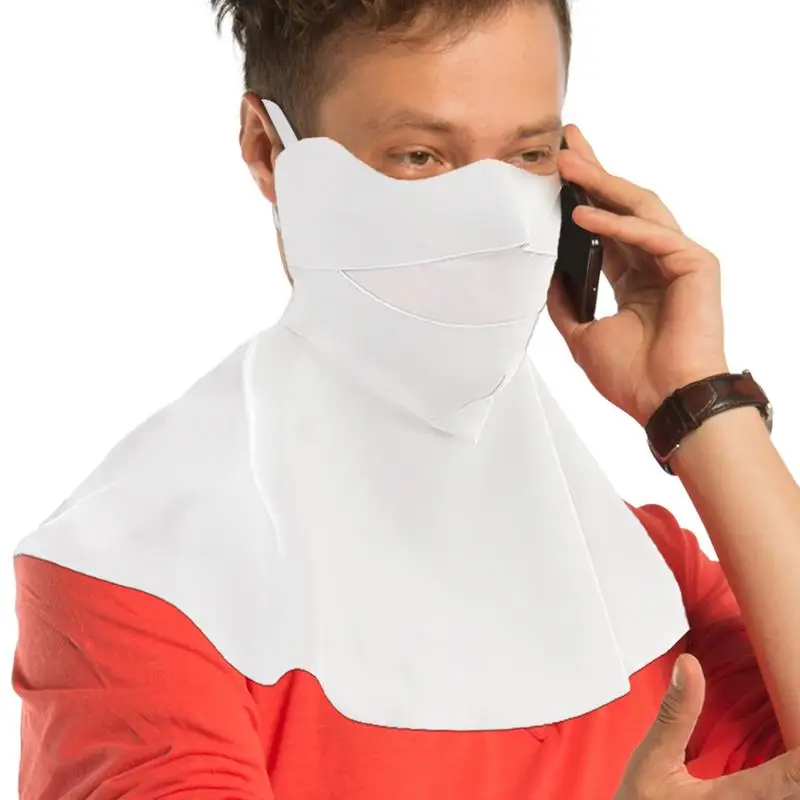 Face Cover With UV Protection Sun Masque Neck Gaiter Breathable Sun Protection Face Scarf Cover UV Masque For Men