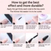 2pcs Gel Nail Kit, Almond Nail Tips and Nail Glue Gel Soak Off Gel Polish Curing Needed for Starters Nail Extension Women Gift 6