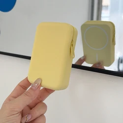 Enhanced Product Title:  
Versatile MagSafe Coin Purse and Phone Holder with Wireless Charging Stand (Yellow)
