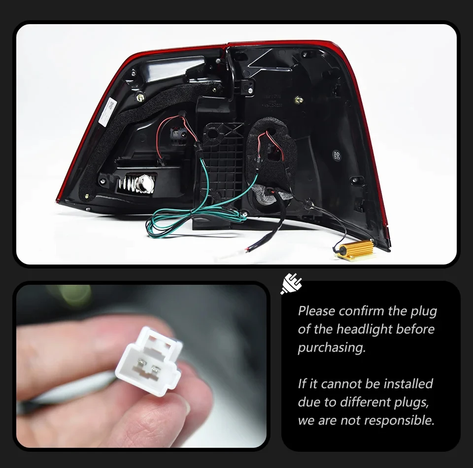 Car Lights for Toyota Land Cruiser LED Tail Light 2008-2015 LC200 Rear Stop Lamp Brake Signal DRL Reverse Automotive Accessories
