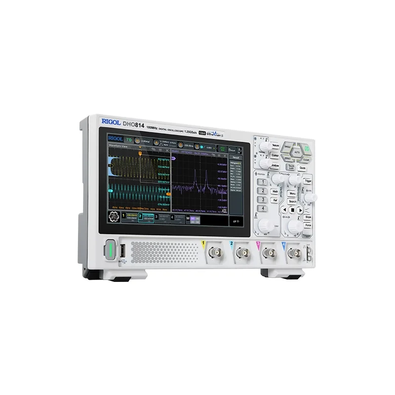 Rigol Super Light Digital Oscilloscope DHO802/DHO804/DHO812/DHO814 2/4Channel 70/100MHz 12 Bit 1.25GSa/Sec 25MPts Depth 4
