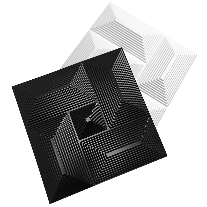 painel de parede 3d art tile papel 04