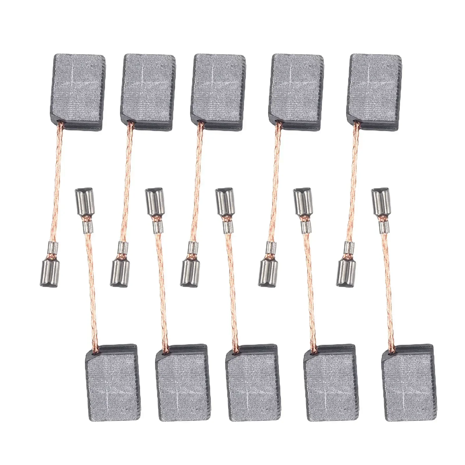 10pcs 카본 브러쉬 교체 부품 WU900 WU829 WU816 WU771 앵글 그라인더 전동 공구 액세서리 6×11×15mm