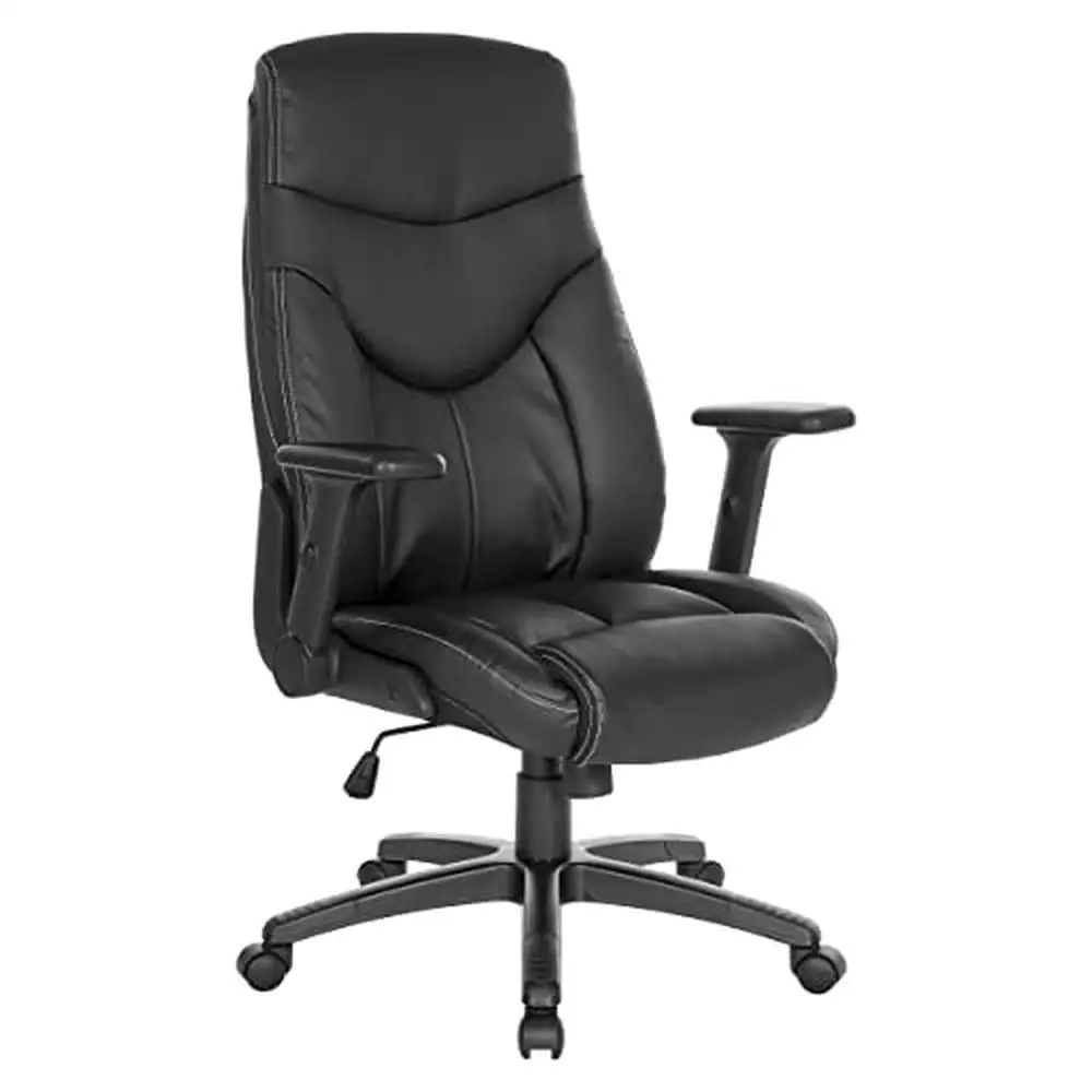 

Эргономичный офисный стул руководителя из лакированной кожи, регулируемые подлокотники по высоте, поворотная поддержка поясницы, черный, 28,75 дюйма Ш x 27,5 дюйма Д x 48,5 дюйма в