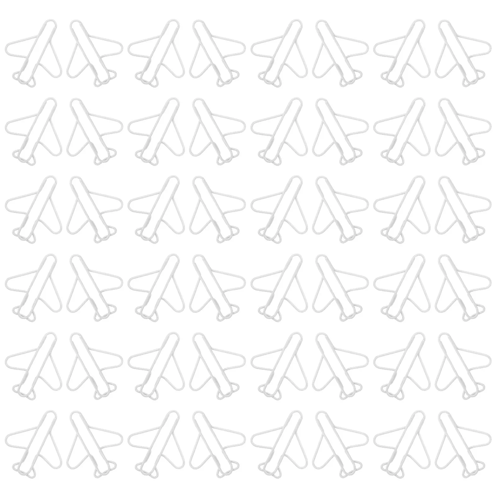 100Pcs 비행기 종이 클립 사무실 학교 플래너를위한 참신한 장식 금속 클립 스크랩북 작은 컬러 종이 클립