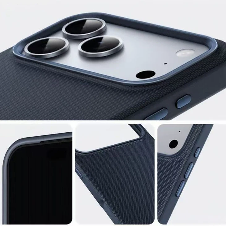 Premium Woven Magnetic Case with Shockproof and Raised Camera Protection