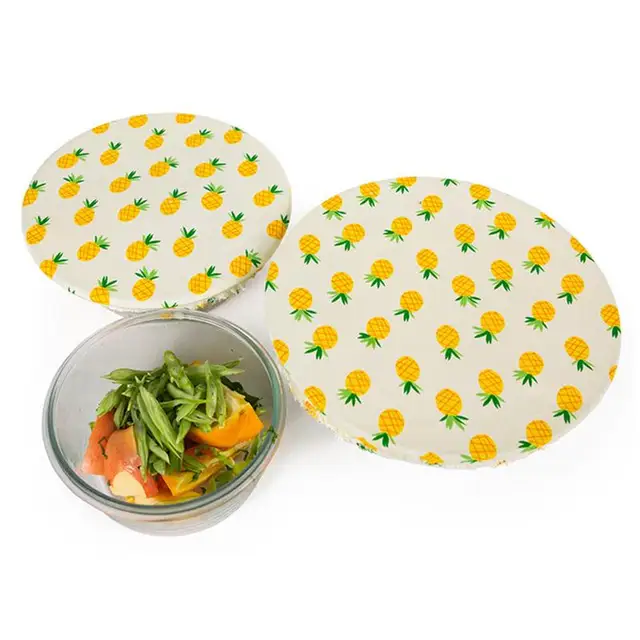 Cotton Bowl Cover for fresh and eco-friendly food storage