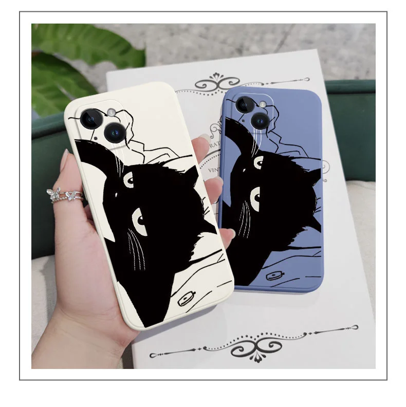 Brush Rainbow Phone Case For iPhone 15 14 13 12 11 X XR XS SE2 SE2020 8 7 6 6S Plus Pro Max Mini Silicone Cover- S1d261d4dec294fc2a02338f18a551bccZ