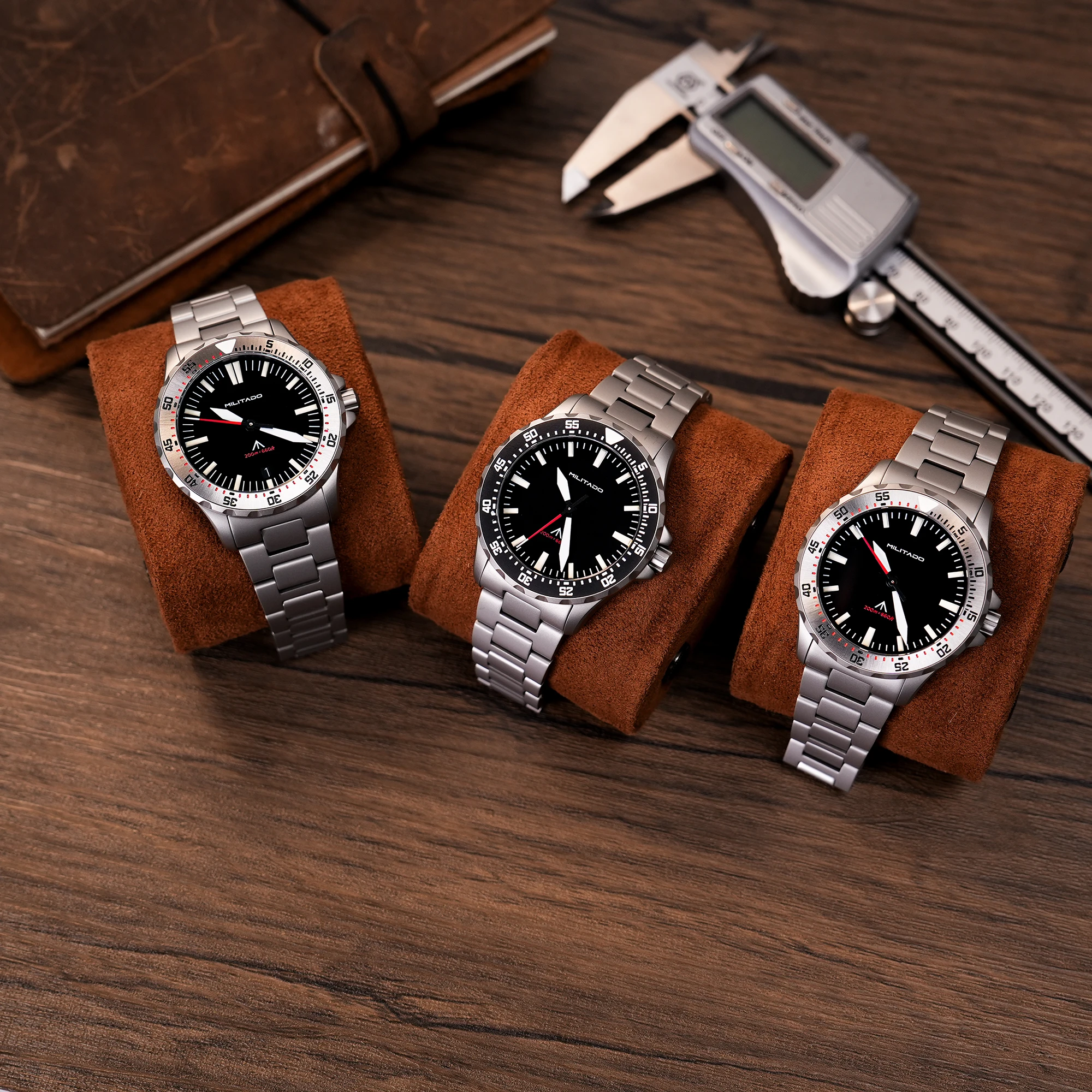 Militado ML16 Watch VH31 Sweep /515 Quartz Movement Sapphire