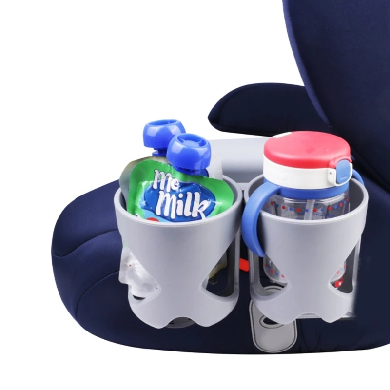 Child Cup Holder Stand 2 in 1 Snacks Organsier Rack for Car Seats and Strollers Compatibility with Most Models A2UB