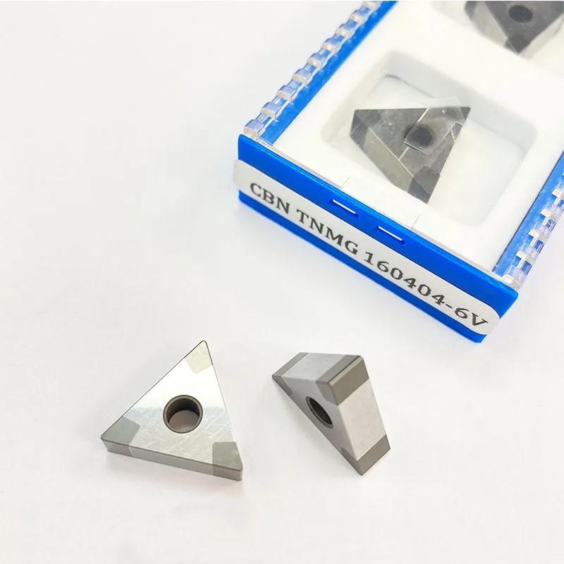 

2PC TNMG160408 6V Inserts TNMG160404 CBN Cubic Boron Carbide PCD Diamond Cast Iron High-gloss CNC Knife Blade Lathe Tools Cutter