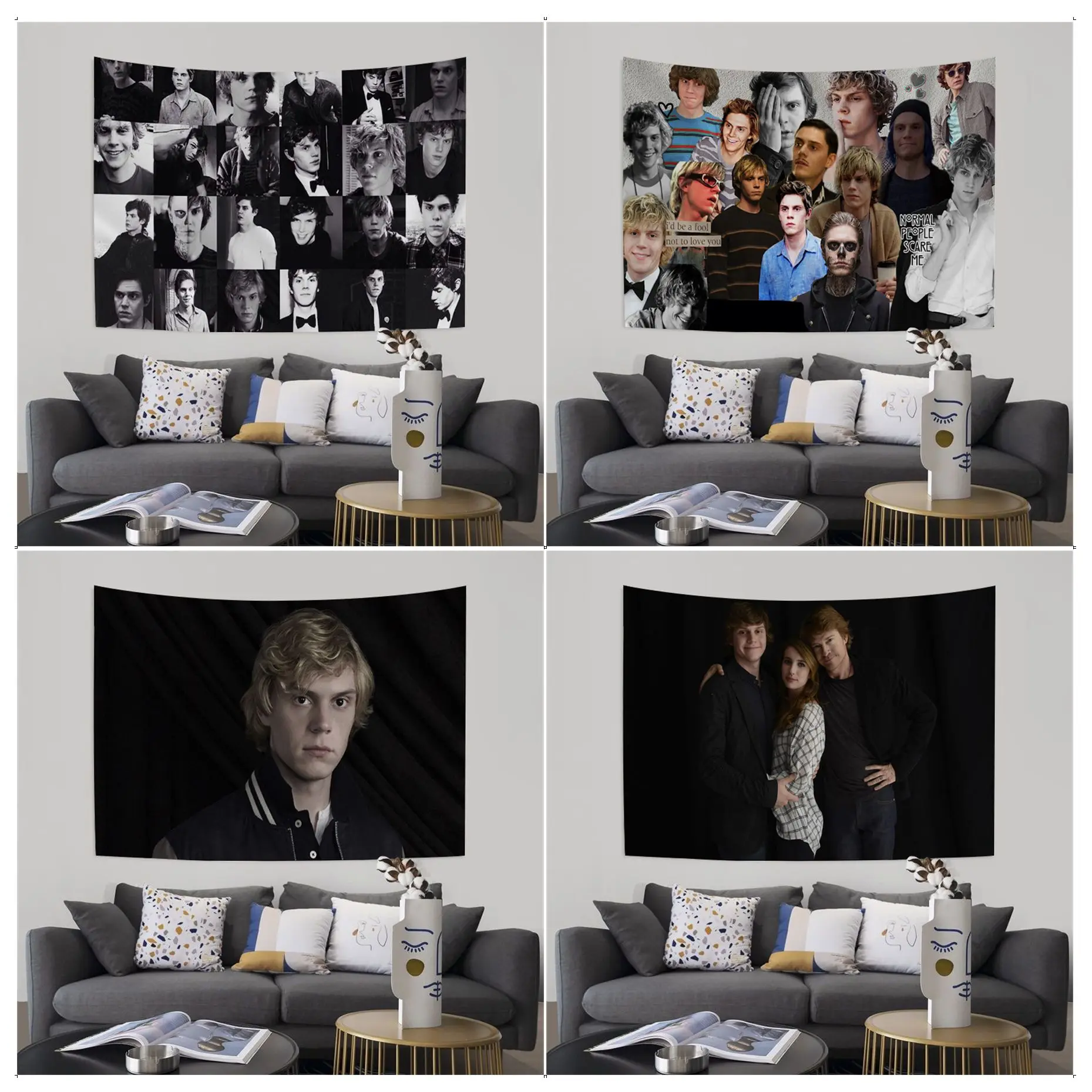 

E-Evan Peters Tapestry Hanging Bohemian Tapestry Bohemian Wall Tapestries Mandala Cheap Hippie Wall Hanging