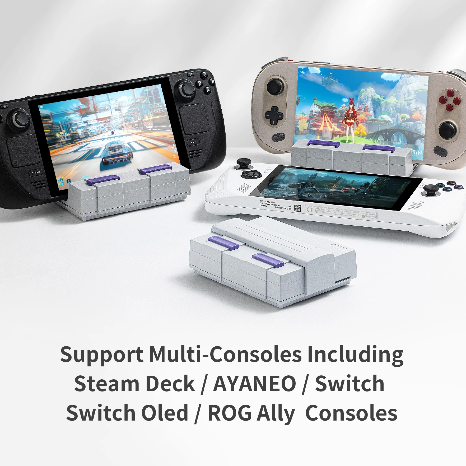 GuliKit 7 in 1 Docking Station SD03 Dock Set for Steam Deck Nintendo Switch ASUS ROG Ally AYANEO Game Console Accessories 4