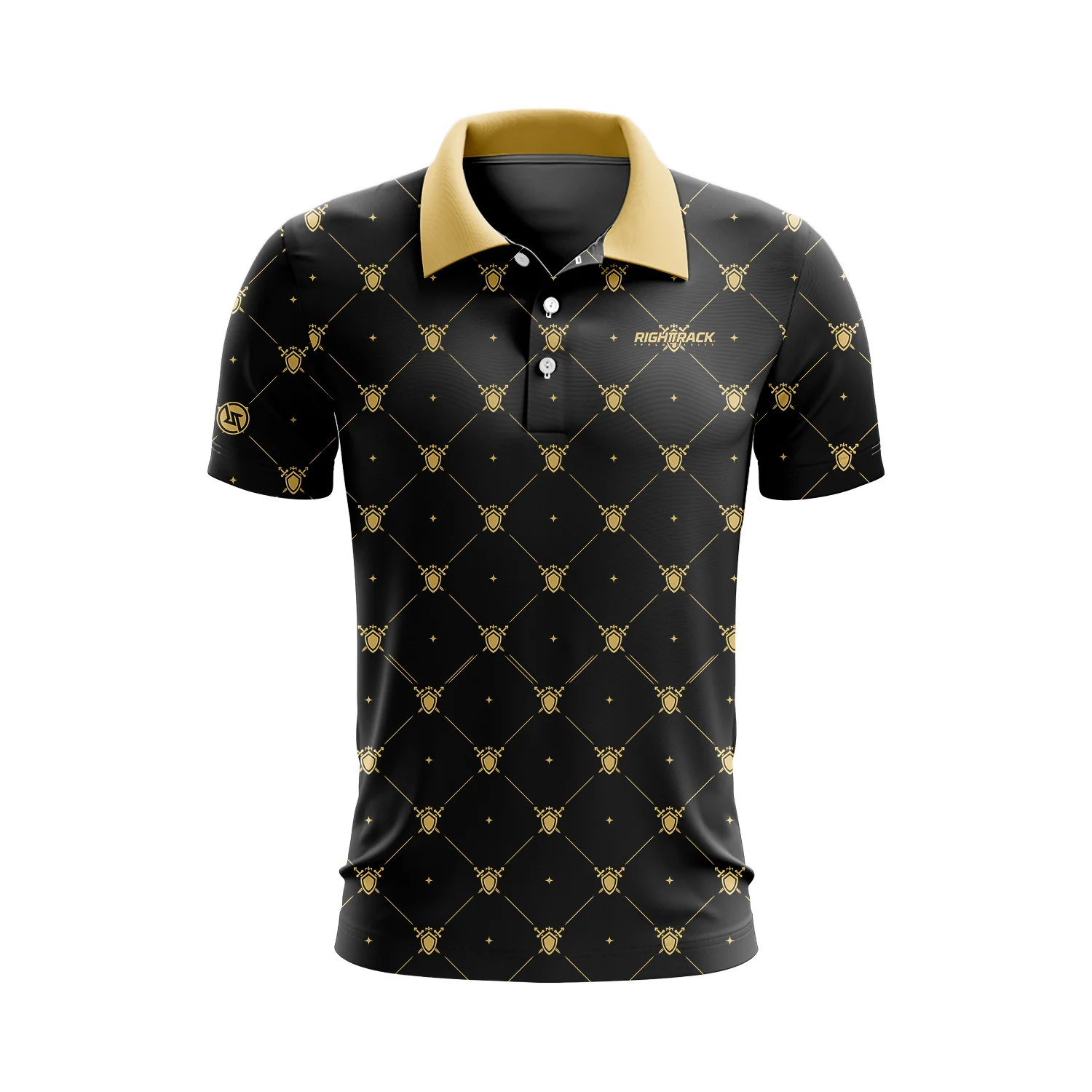 Men\'s Polo Shirt Colorful Young Energetic Casual Fashion Apparel Golf Billiards Bowling Breathable Sportswear RightTrack Gear